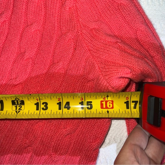 Ralph Lauren Black Label Cashmere Sweater Women's Small Slim Fit Cable Knit - Picture 6 of 8